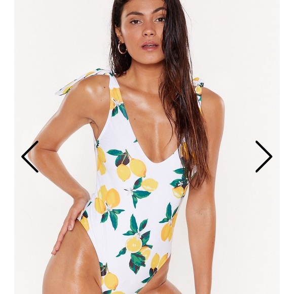 Nasty Gal Other - Nasty gal lemon one piece swimsuit